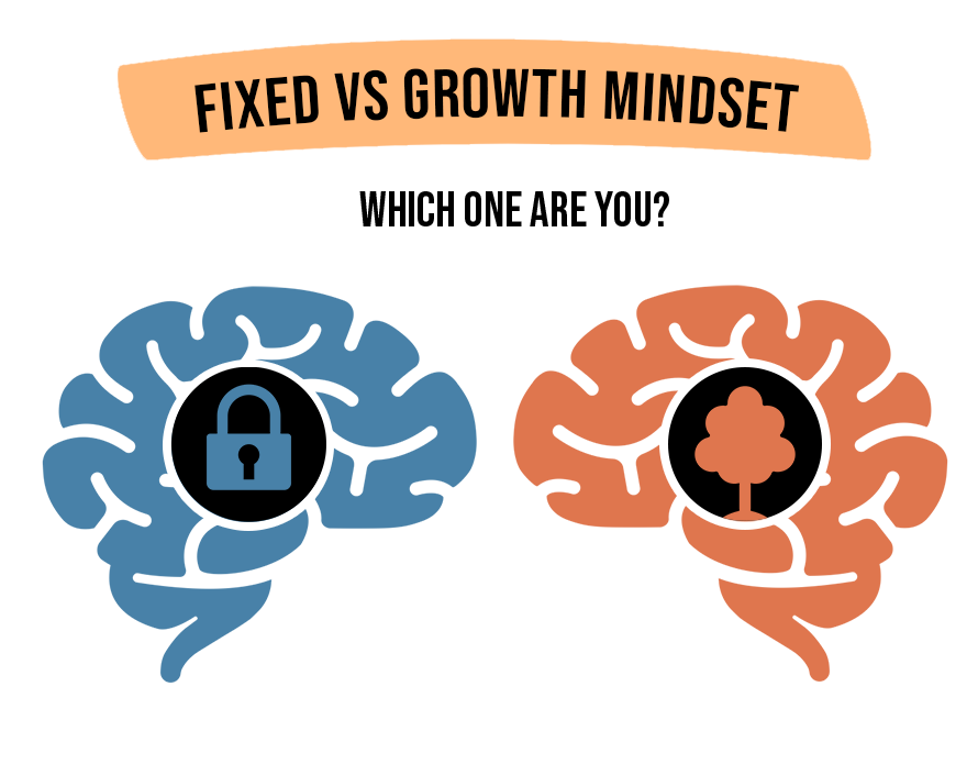 Fixed VS Growth Mindset graphic